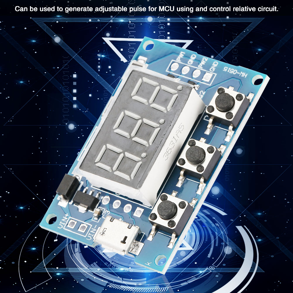 2-kanal-pwm-frequenz-tastverhältnis-einstellbarer Rechteckwellensignalgenerator