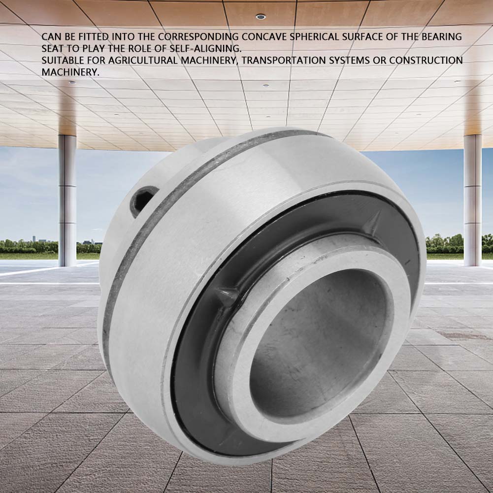 1 Stück Verzinntes, Einsatzmontiertes Kugellager Aus Stahl Uc205, 25 Mm