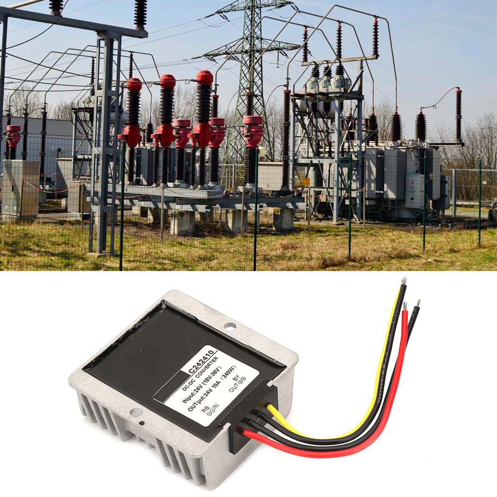 Automatischer Auf-/abwärtswandler Mit Boost-/buck-spannungsreglermodul (10 A) Für 18-36 V Bis 24 V
