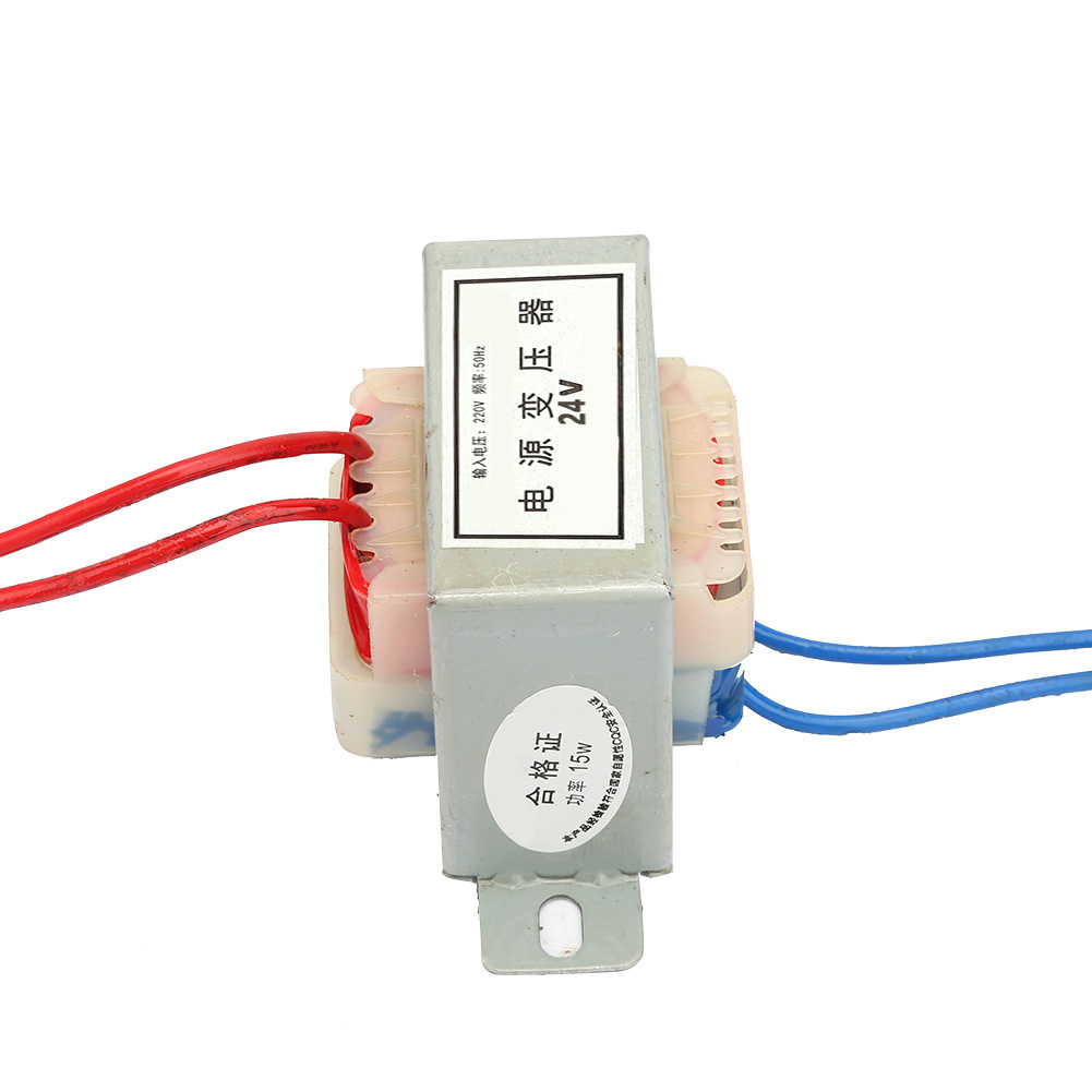 Wechselstrom 12v/24v Ausgangsspannung 15w Eingang 220v 50hz Einzel-leistungstransformator (24v)