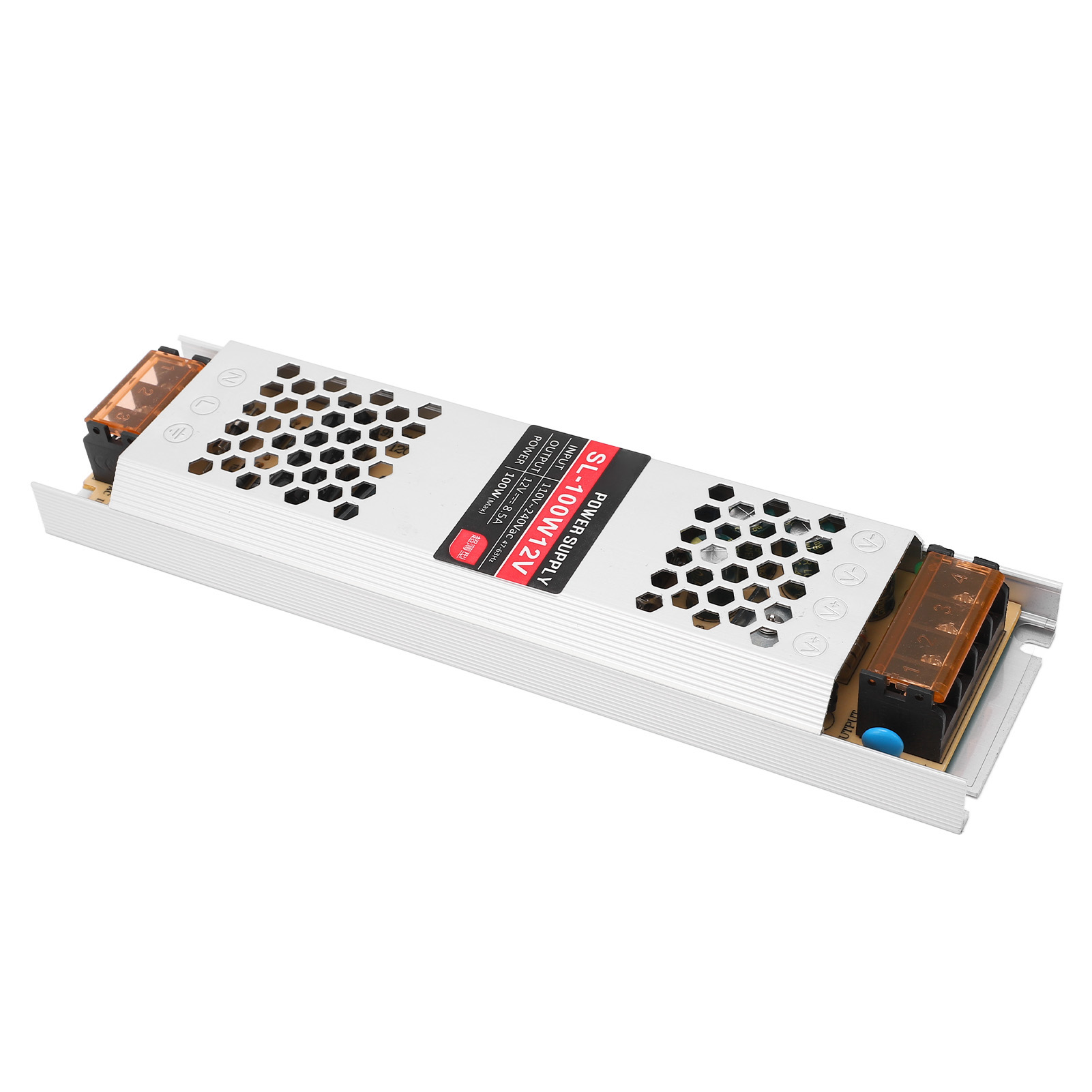 Led-lichttransformator-netzteil-konverter, Gehäuse Aus Aluminiumlegierung, 12-v-led-streifentreiber, Eingang 110–240 V