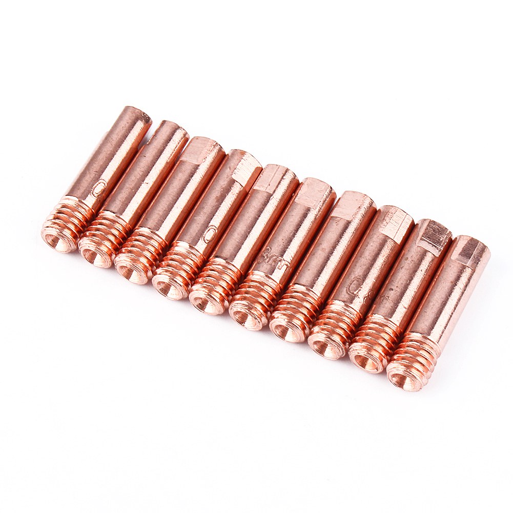 10 Stück Mb-15ak Mig/mag M6 0,8 Mm/1,0 Mm Metallschweißbrenner-kontaktspitzen Highq