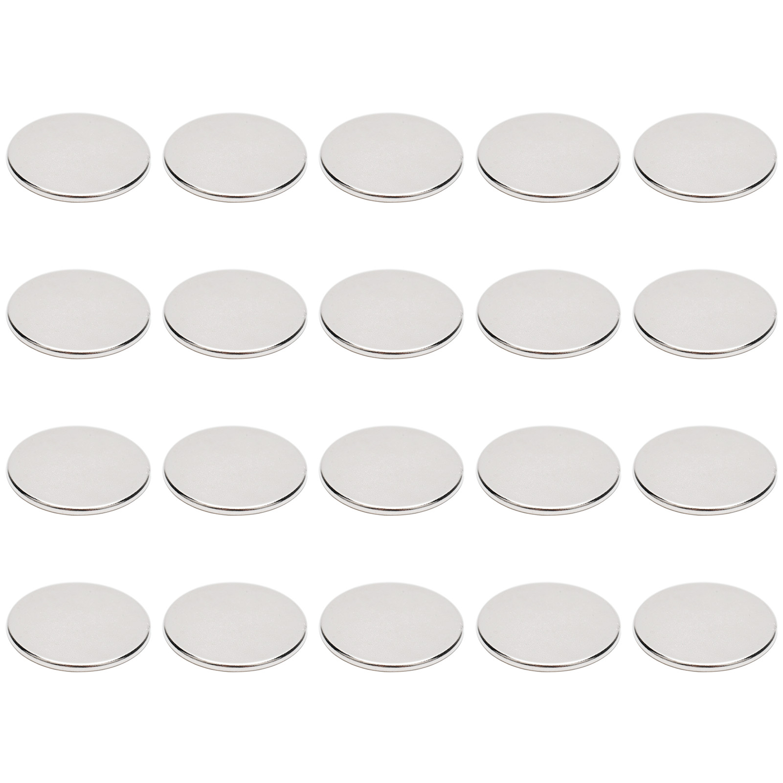 20 Runde Neodym-magnete, Starke Magnetkraft, Robuste Multifunktionsmagnete Für Kühlschrank Und Whiteboard