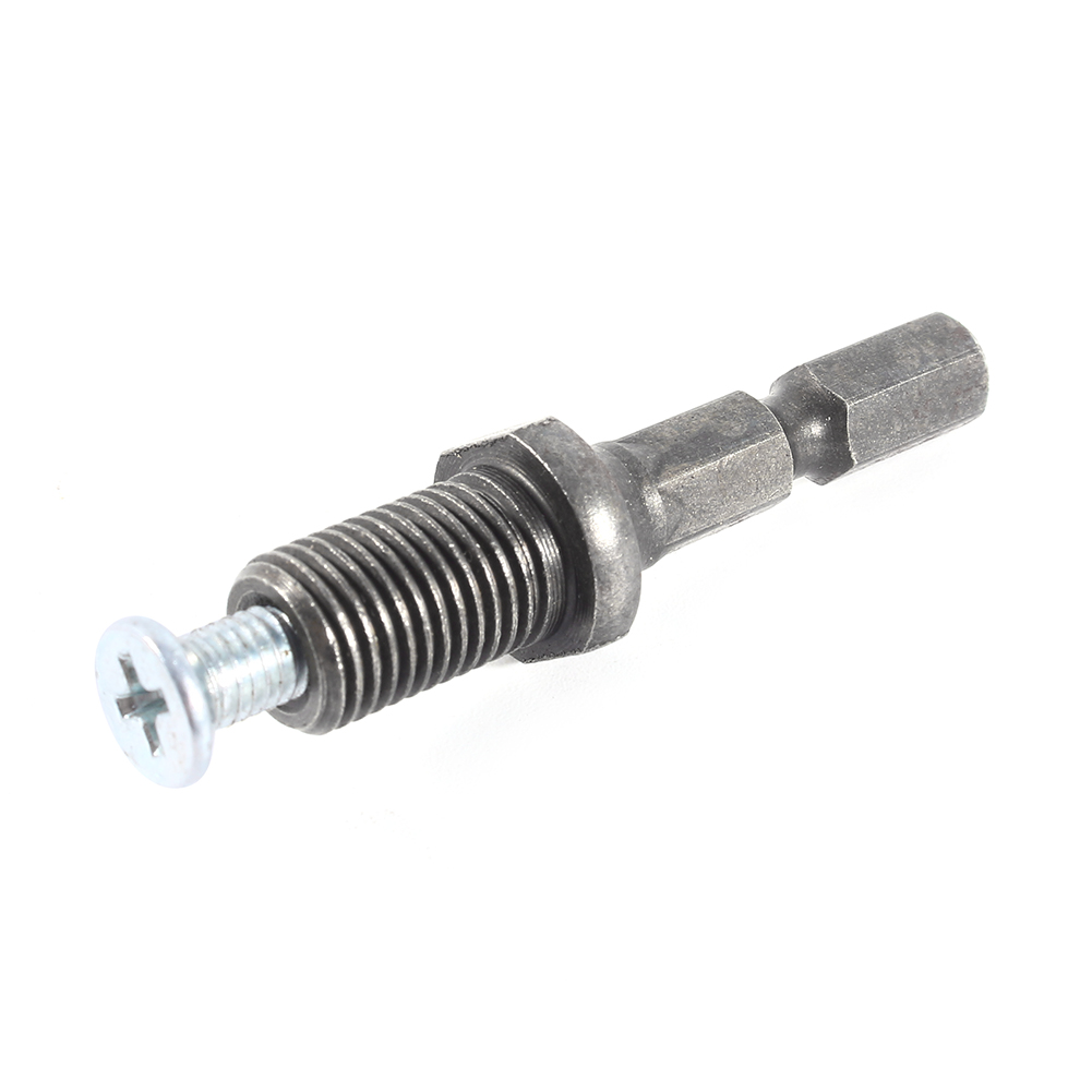 Bohrfutteradapter Für Elektrische Hammerbohrmaschine, Sechskantschaft, Gewinde 3/8"-24unf, Mit Schraube