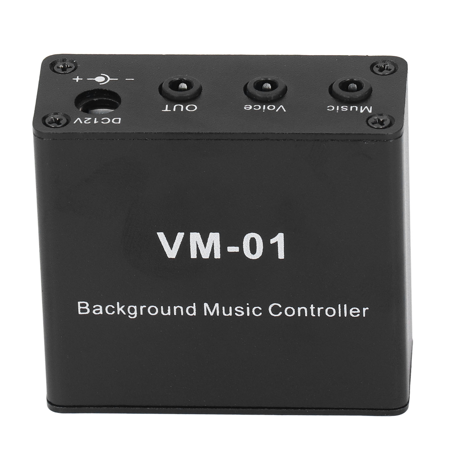 Hintergrundmusik-controller, Schwarz, Hervorragende Kompatibilität, Miniaturgröße, Musikumschalter, 12 V Dc
