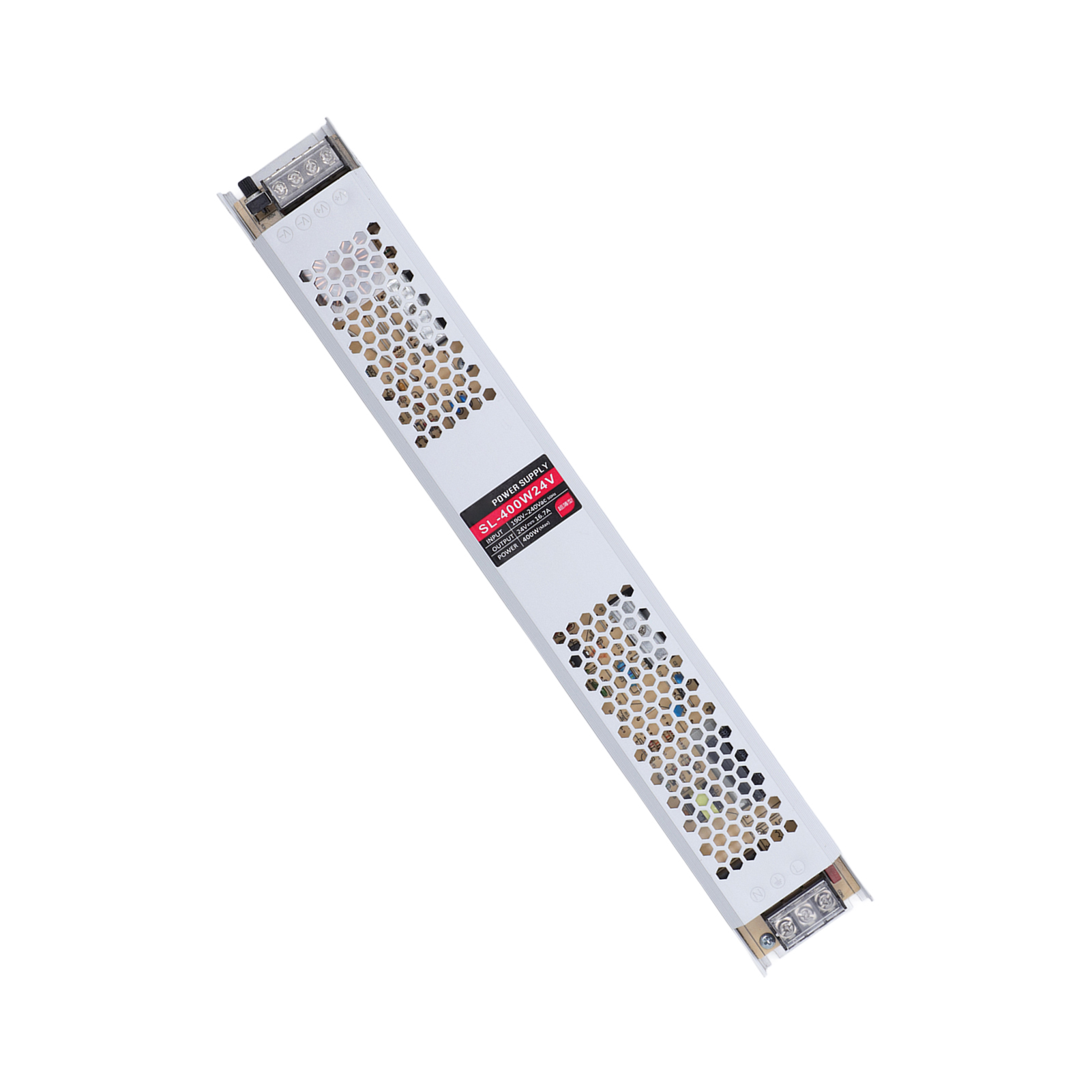 Led-netzteil Mit Ultradünnem Gehäuse Aus Aluminiumlegierung, Hoher Wärmeleitfähigkeit, 24 V, 16,7 A