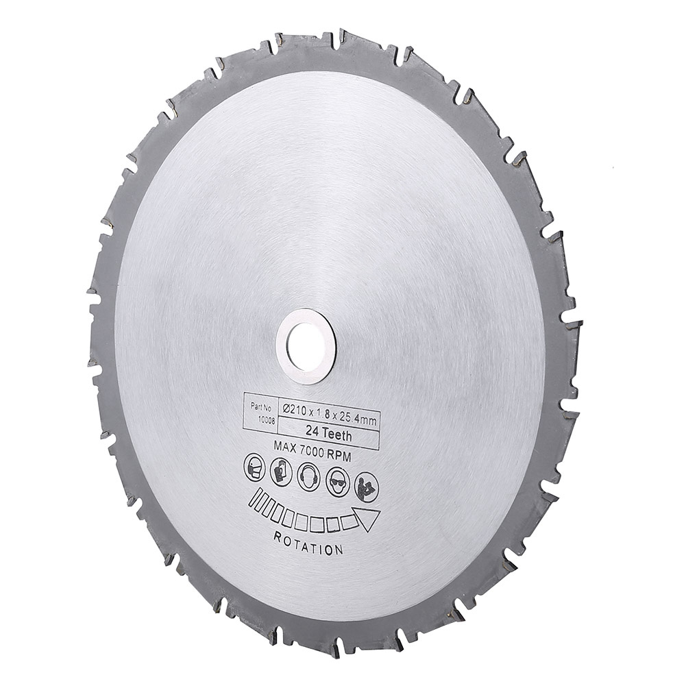 Hartmetall-kreissägeblatt Für Holzbearbeitung, Tct-trennscheibe, 210 X 25,4 Mm, 24 Zähne
