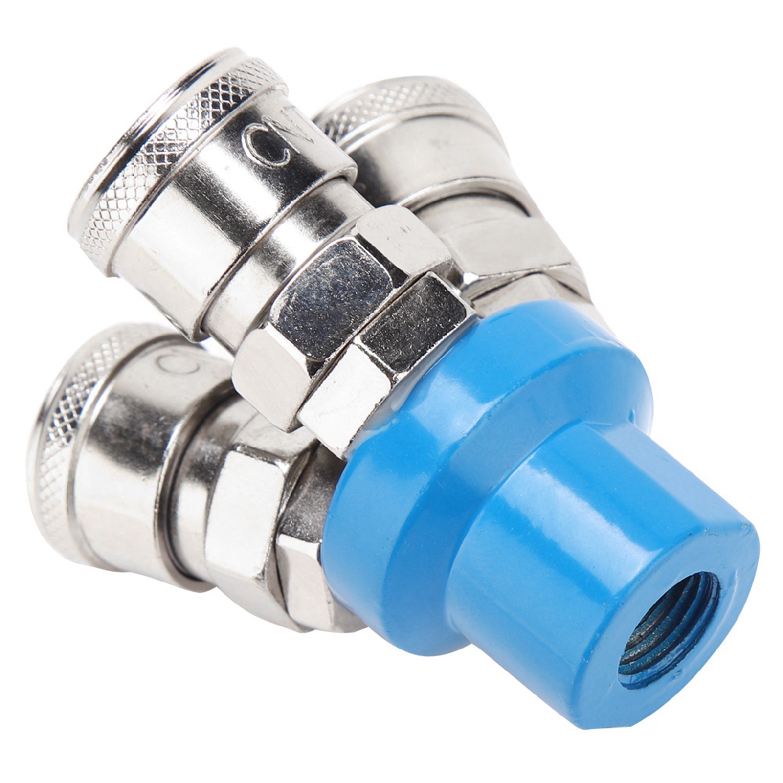 1/4" C-typ Pneumatik-schnellkupplungs-luftpumpen-luftkompressoranschluss (3-wege)