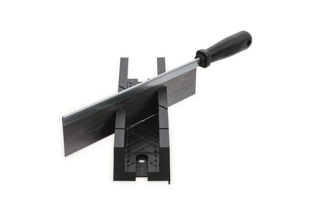 Kunststoff-Gehrungslade 245 x 65 x 48 mm mit Feinsäge