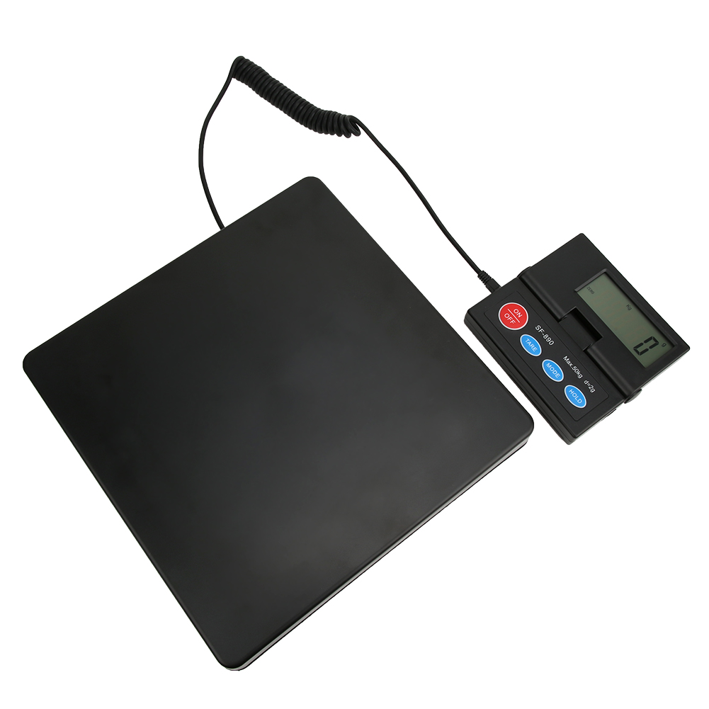 Elektronische Plattformwaage (50 Kg/2 G) Mit Hochpräziser Anzeige Und Messfunktionen In G/kg/lb/oz