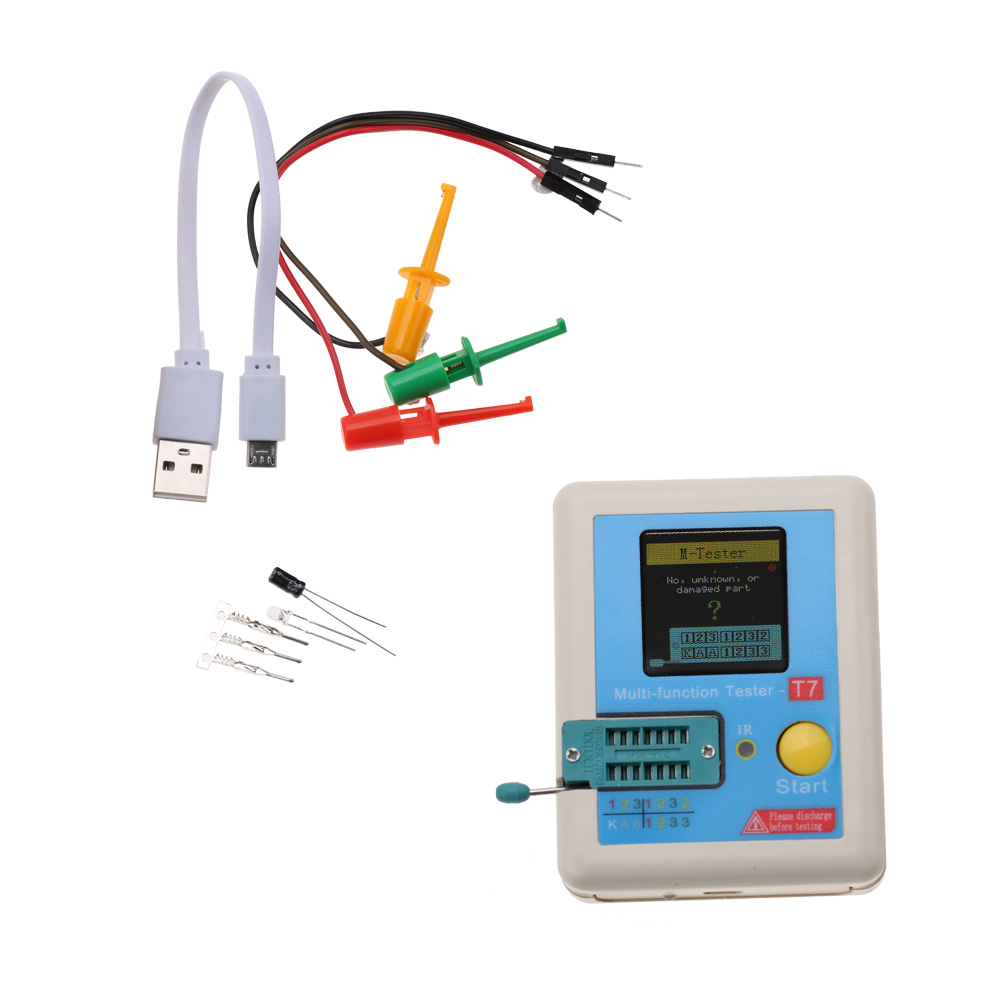 Lcr T7 Tft-transistortester Mit Vollfarbgrafikdisplay Und Multifunktionstest