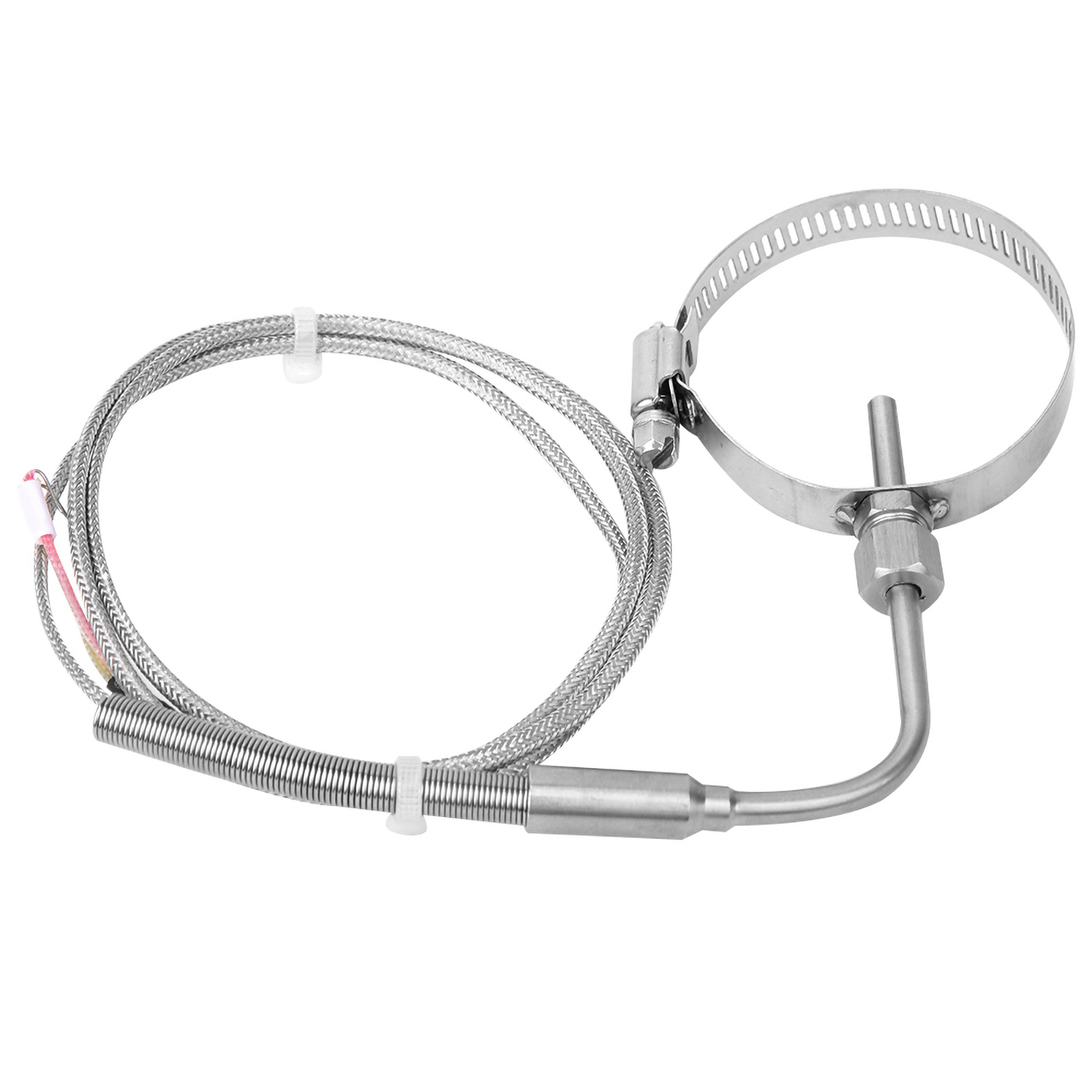 Temperaturfühler Typ K, Winkelstück, Freiliegende Spitze, Edelstahl-temperaturfühler Mit Einziehbarem Kreis, 1 M / 3,3 Ft Kabel