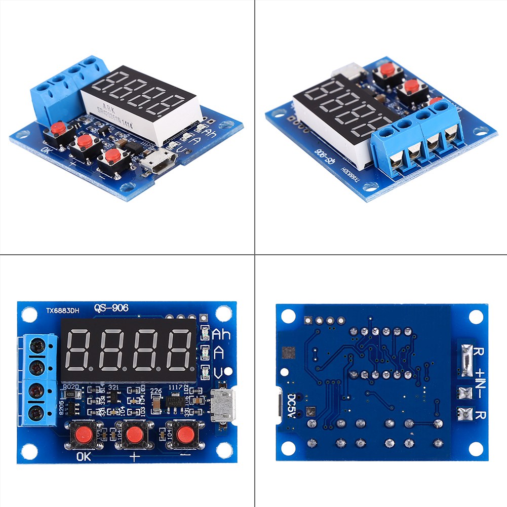 Micro Usb 18650 Lithium Blei-säure-batterie Kapazität Meter Entladung Tester