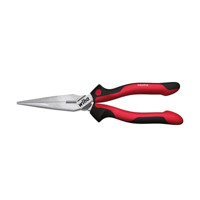 Wiha Flachrundzange Industrial mit Schneide gerade Form 160 mm, 6 1/2" (32322)
