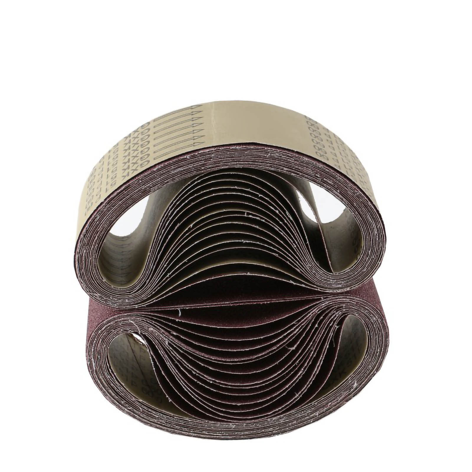 Schleifband Aus Braunem Aluminiumoxid, Ring, Schleifmittelstreifen, Ersatzwerkzeug Für Schleifmaschinen, Polieren, Körnung 100