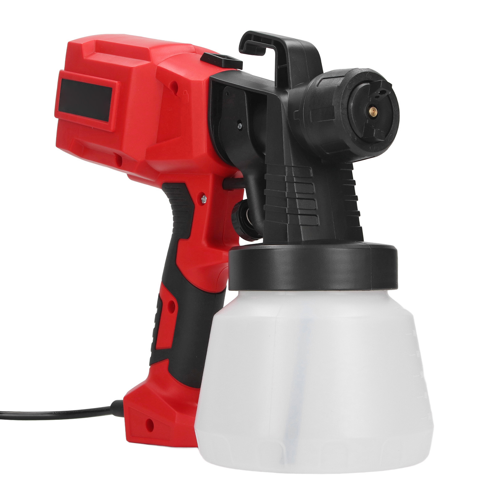 Elektrische Farbspritzpistole Mit Einstellbarem Düsendurchfluss, Geteilte Handspritzpistole Für Dekorationszwecke, 800 Ml, Eu-stecker, 220 V