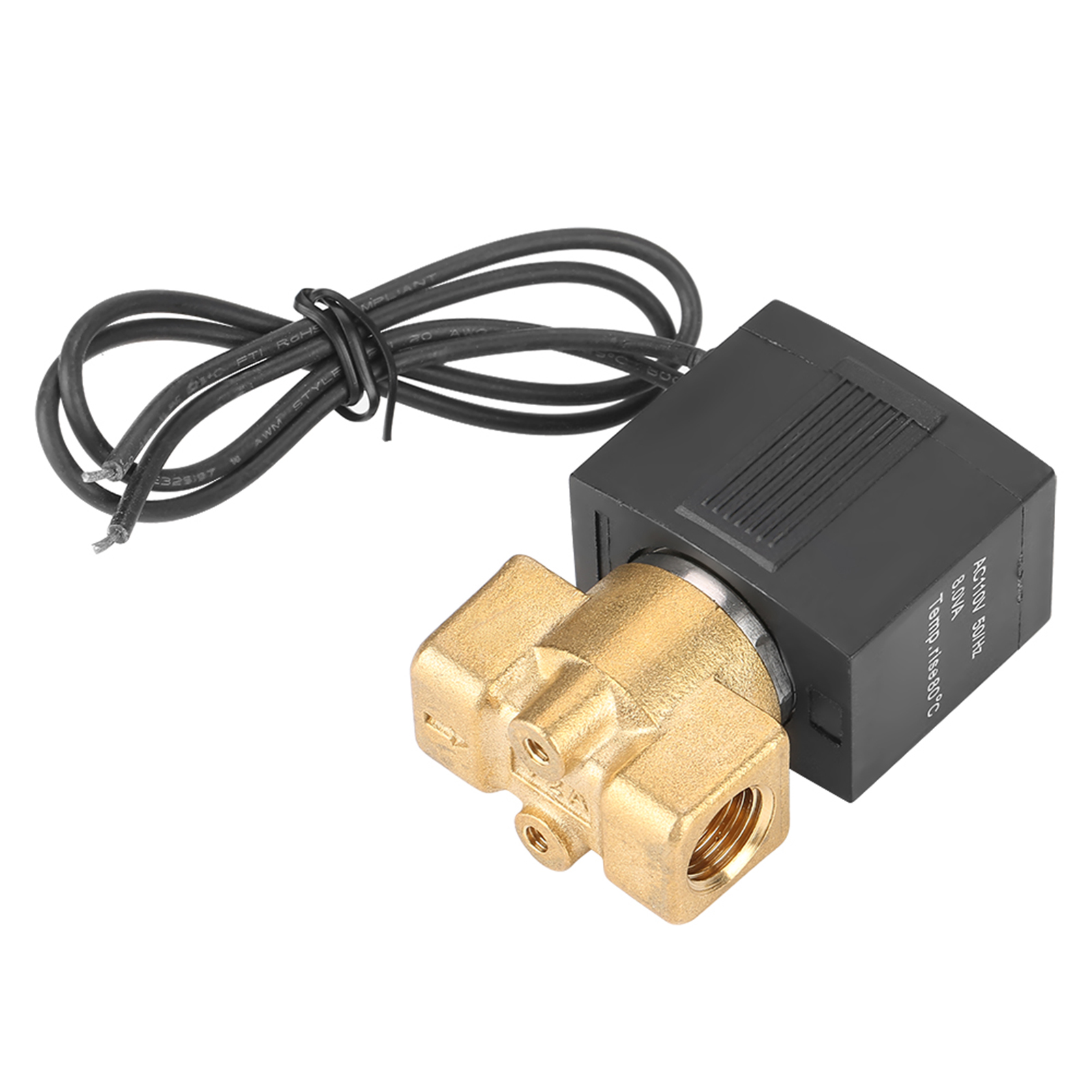 G1/4" 2-wege-magnetventil, Direktwirkend, Normalerweise Geschlossen, Elektrisch-magnetisch, 0–1,0 Mpa, 110 V