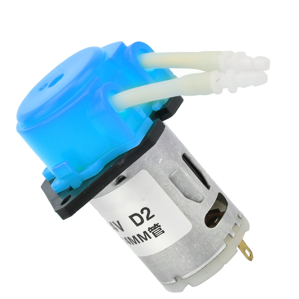 D-2 24mm Dc 24v Diy Peristaltik-flüssigkeitspumpe Dosierpumpe Für Laboranalytik (blau)