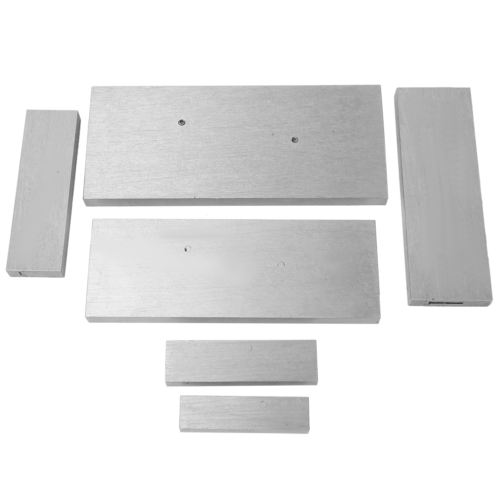 6-teiliges Set Verstellbarer Parallelblöcke Aus Stahl, Verstellbereich 3/8 Bis 2-1/4 Zoll Für Präzise Messungen