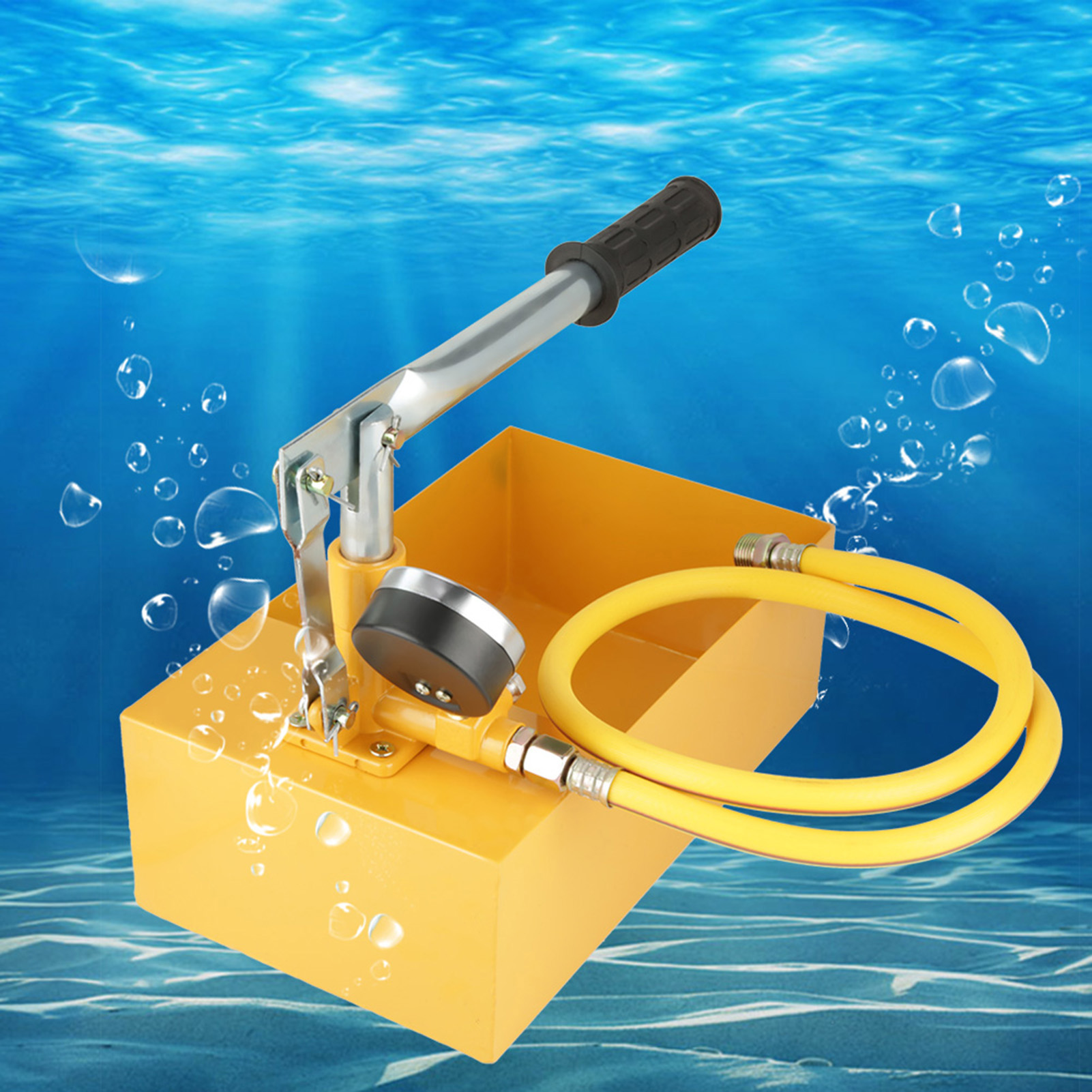 2,5 Mpa 25 Kg Manuelle Hydraulische Wasserdruckprüfpumpe Rohrleitungsprüfgerät
