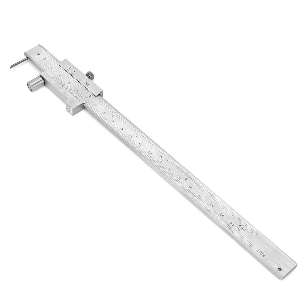 Tragbarer Messschieber Aus Edelstahl, 0–200 Mm, Mit Anreißnadel