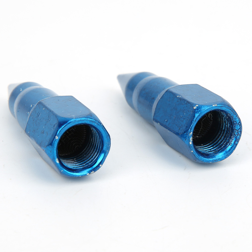 2 Stück Fettpressendüse, Ganzstahl-nadelspender, Fettpressenzubehör (blau)