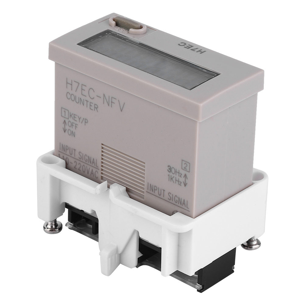 H7ec Nfv Ac 110-220v Digitaler Elektrischer Zähler Mit 8-stelliger Lcd-anzeige