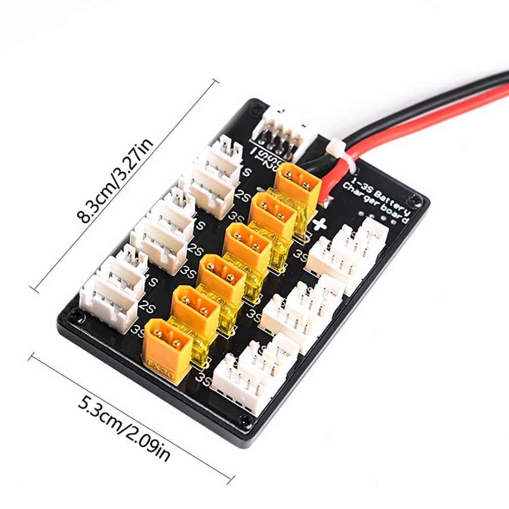 Xt30 Parallel-ladeplatine Für 1s, 2s Und 3s Lipo-akkus, Kompatibel Mit Lipo-akkus Mit Xt30- Und Jst-anschluss