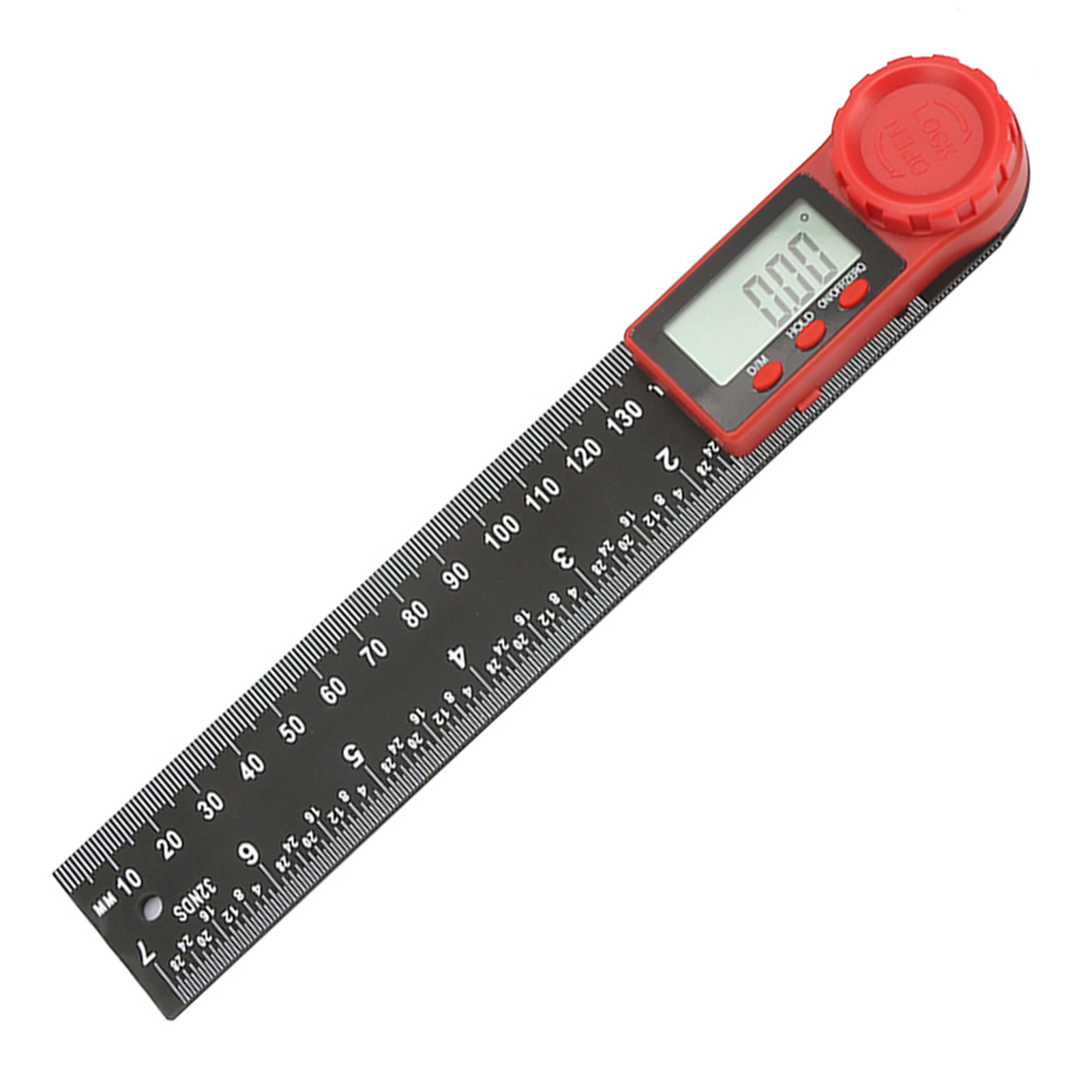 Hochpräzises Digitales 360-grad-winkelmesser-instrument Aus Edelstahl (200 Mm)