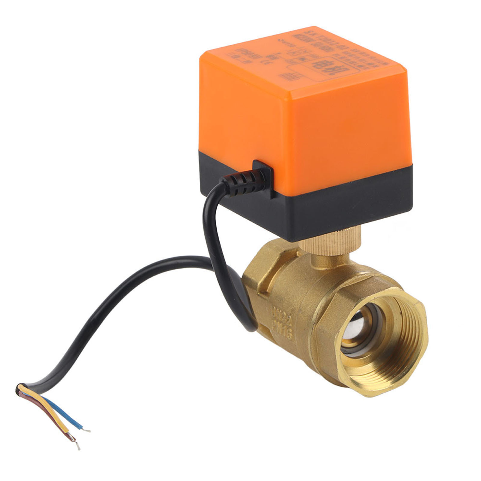 1 Stück Ac 220v G1-1/4 Dn32 2-wege 3-draht 2-punkt-steuerung Messing Elektrisches Motorkugelventil