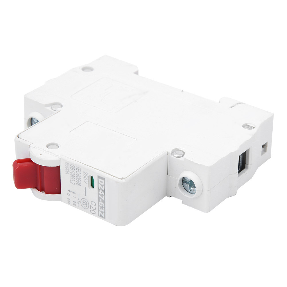 12 Stück Dz47-63z Dc250v 1p Mcb-leistungsschalter, Luftschalter, Schutzschaltung Für Photovoltaik, 20 A