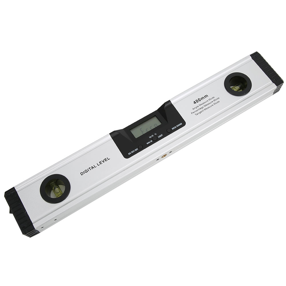 Digitales Lcd-niveau-messgerät Mit Laser Und Magnet, 400 Mm