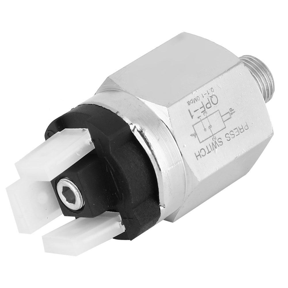 Einstellbarer Druckschalter G1/8 Zoll Nc/no 0,11 Mpa Schalter Ac220v 48vac/dc
