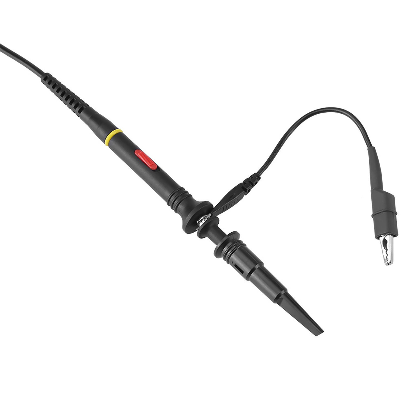 1 Stück 200-mhz-oszilloskop-testspitzenklemme Bnc P2200 X10/x1 Schwarz
