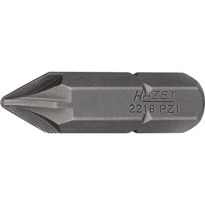 HAZET Bit 2218-PZ1 Sechskant massiv (5/16 Zoll) Pozidriv Profil PZ PZ1