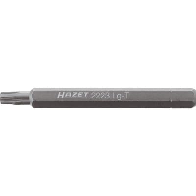 Bit 2223LG-T25 Sechskant massiv 6,3 (1/4 Zoll) Innen torx® Profil T2 - Hazet