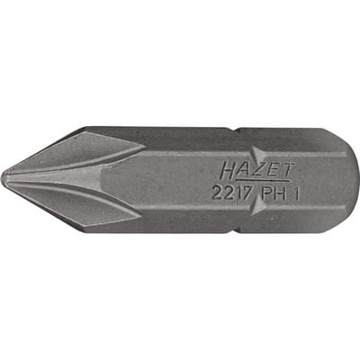 Bit 2217-PH1 ∙ 5/16 Zoll (8 mm) Sechskant massiv ∙ Kreuzschlitz Profil ph ∙ sw PH1