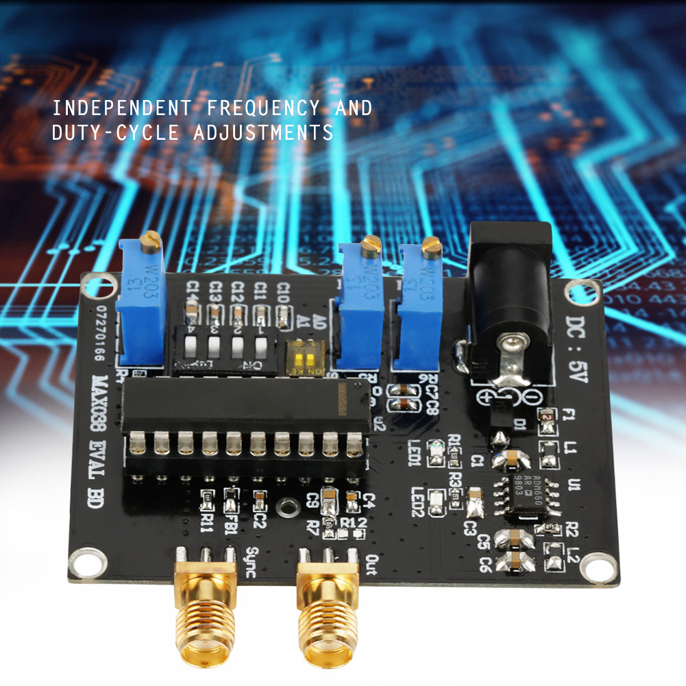 Max038 20mhz Funktionssignalgeneratormodul Dreieck-/sinus-/rechteck-/impulswelle