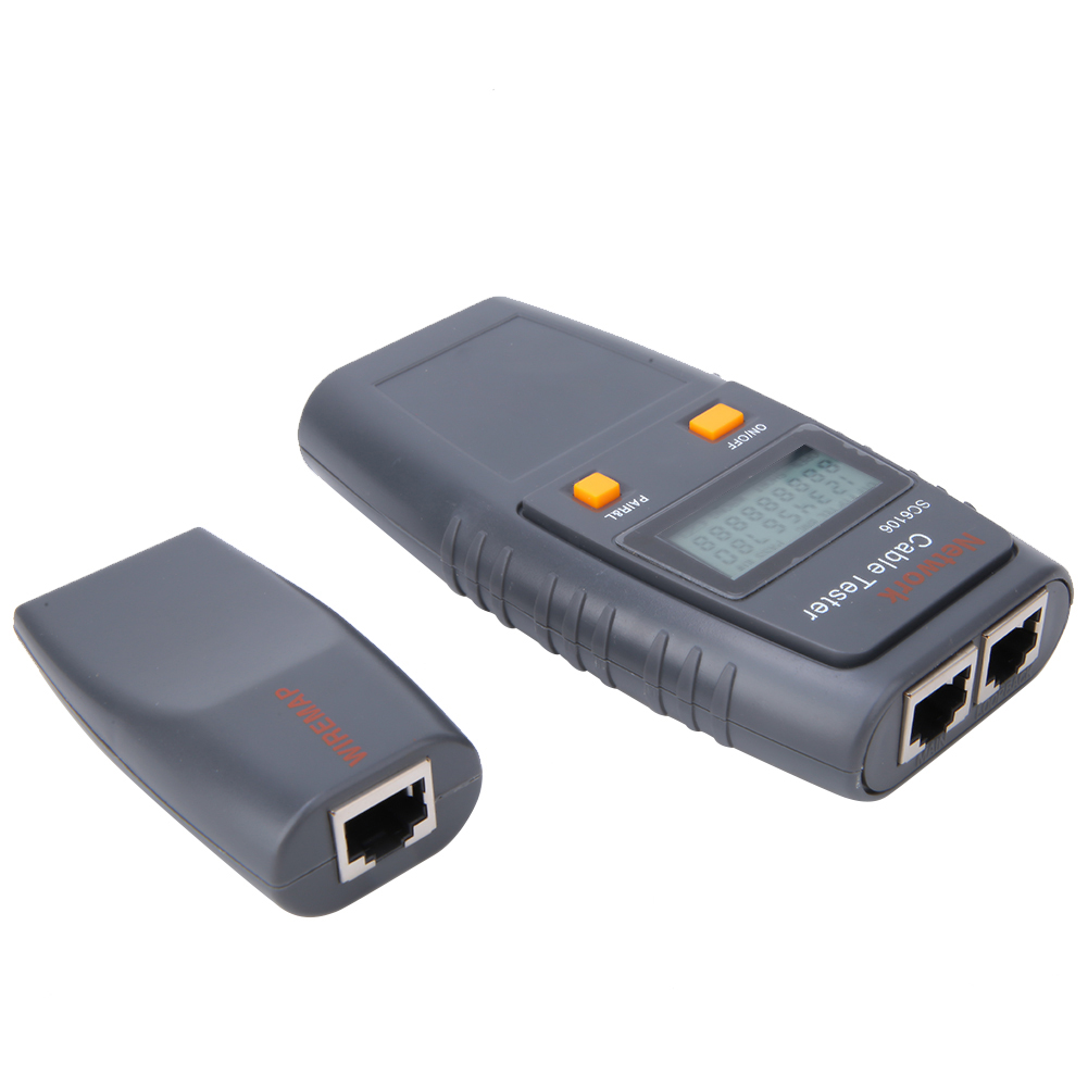 Sc6106 Lan-netzwerkkabeltester, Elektrischer Leitungsfinder Mit Lcd-display