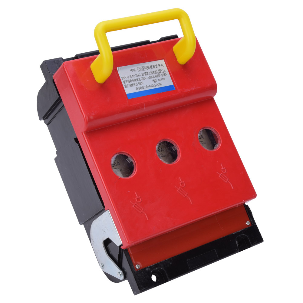 Elektronischer Trennschalter Hr6-250/310 380/660 V 250/200 A Sicherungsschalter, Komplett Aus Messing