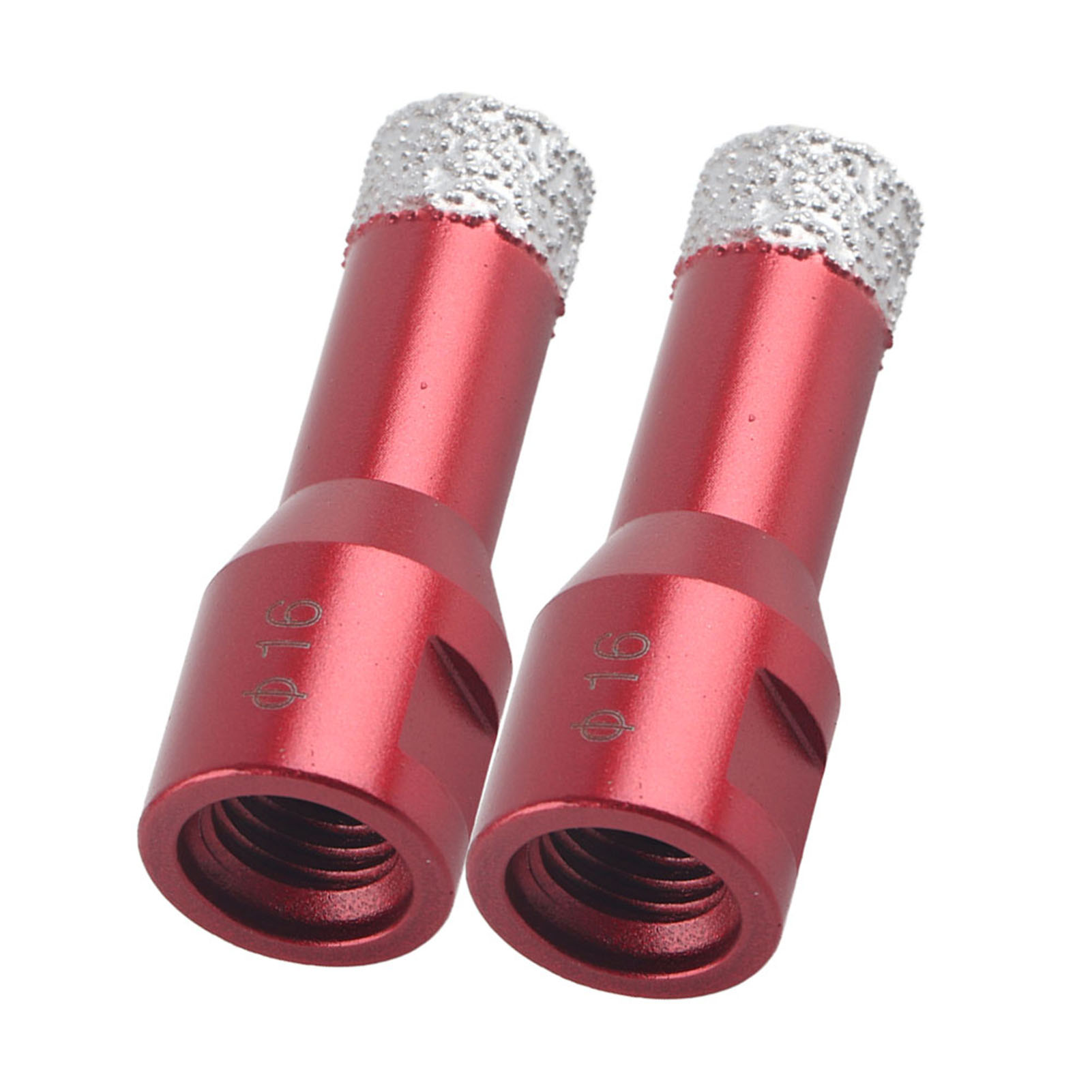 2 Stück Diamant-lochsägenaufsätze Mit M14-innengewinde, Winkelschleiferzubehör Für Keramikfliesen, 16 Mm