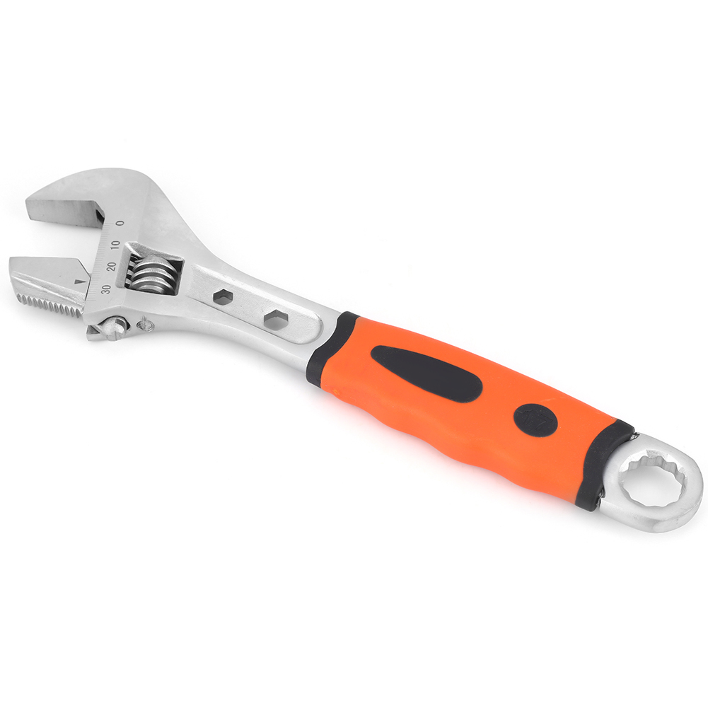 8/10/12 Zoll Verstellbarer Schraubenschlüssel, Multifunktions-stahlschlüssel, Sanitär- Und Autoreparaturwerkzeug, 10 Zoll