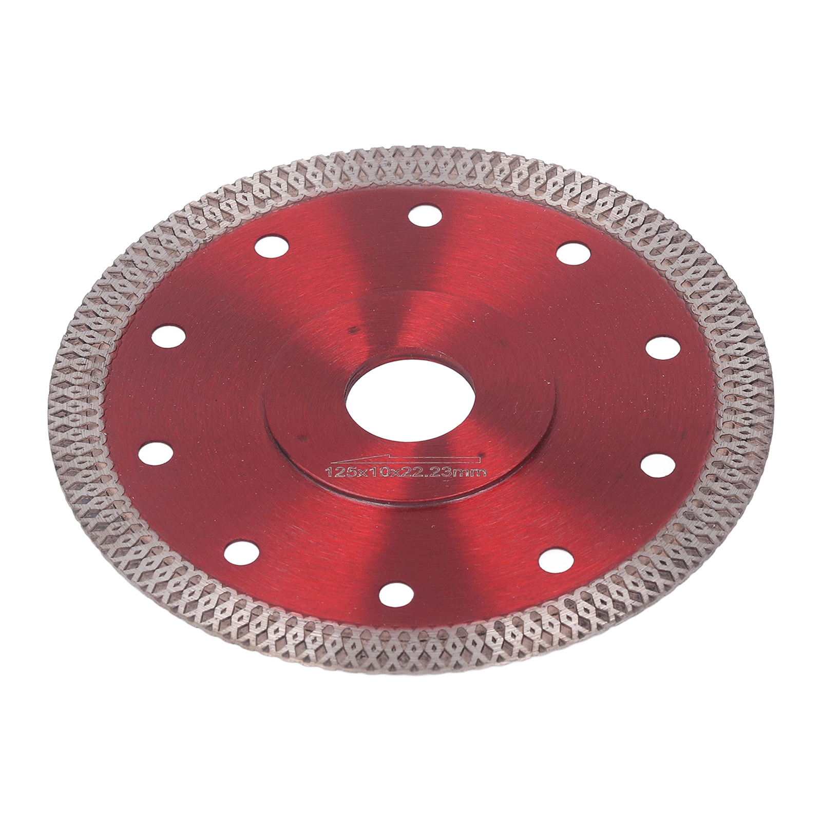Superdünnes Sägeblatt Red Diamond 65 Manganlegierungsstahl, Scharfe Porzellan-sägeblatt Für Granit, 4,9 Zoll