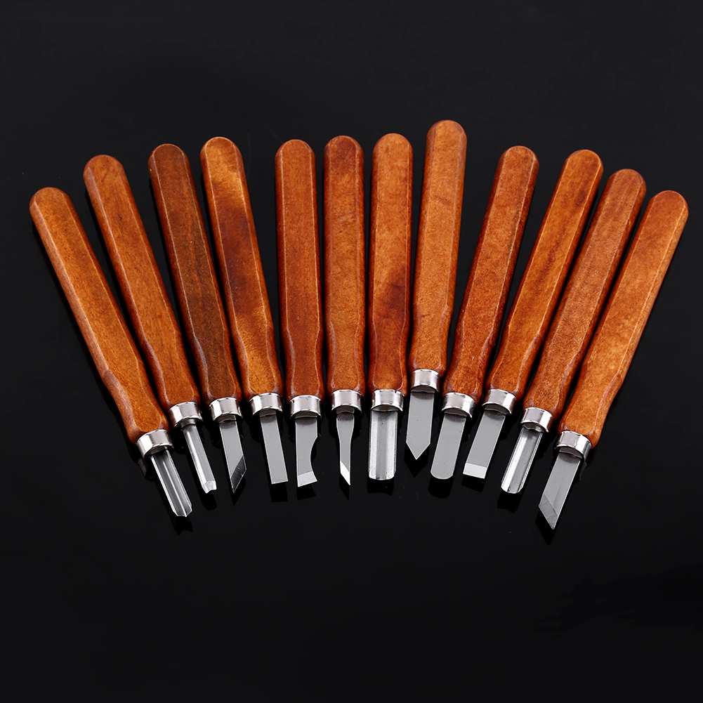 12-teiliges Holzschnitzmesser-set, Handmeißel Für Holzbearbeitung Und Heimwerkerarbeiten