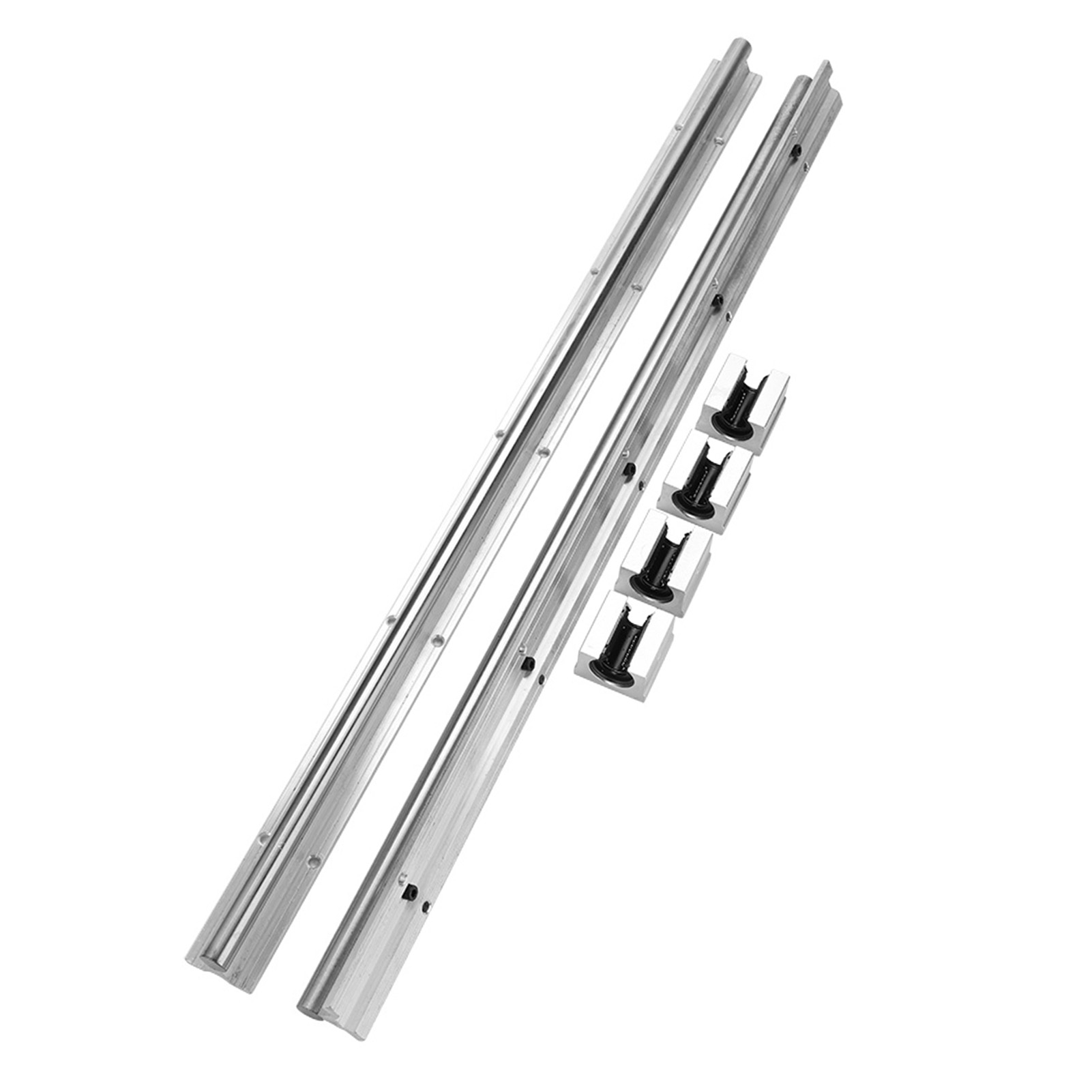 2 Stück Sbr16-750mm 16mm Linearführungswellenschiene, 4 Sbr16uu Lagerblöcke, Cnc-teile
