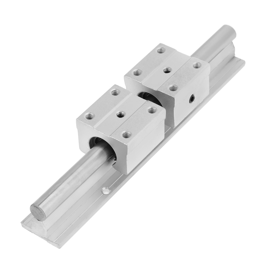 Stück Sbr12 200 Mm Linearführungswellen, 4 Stück Sbr12uu Lagerblöcke, Cnc-teile