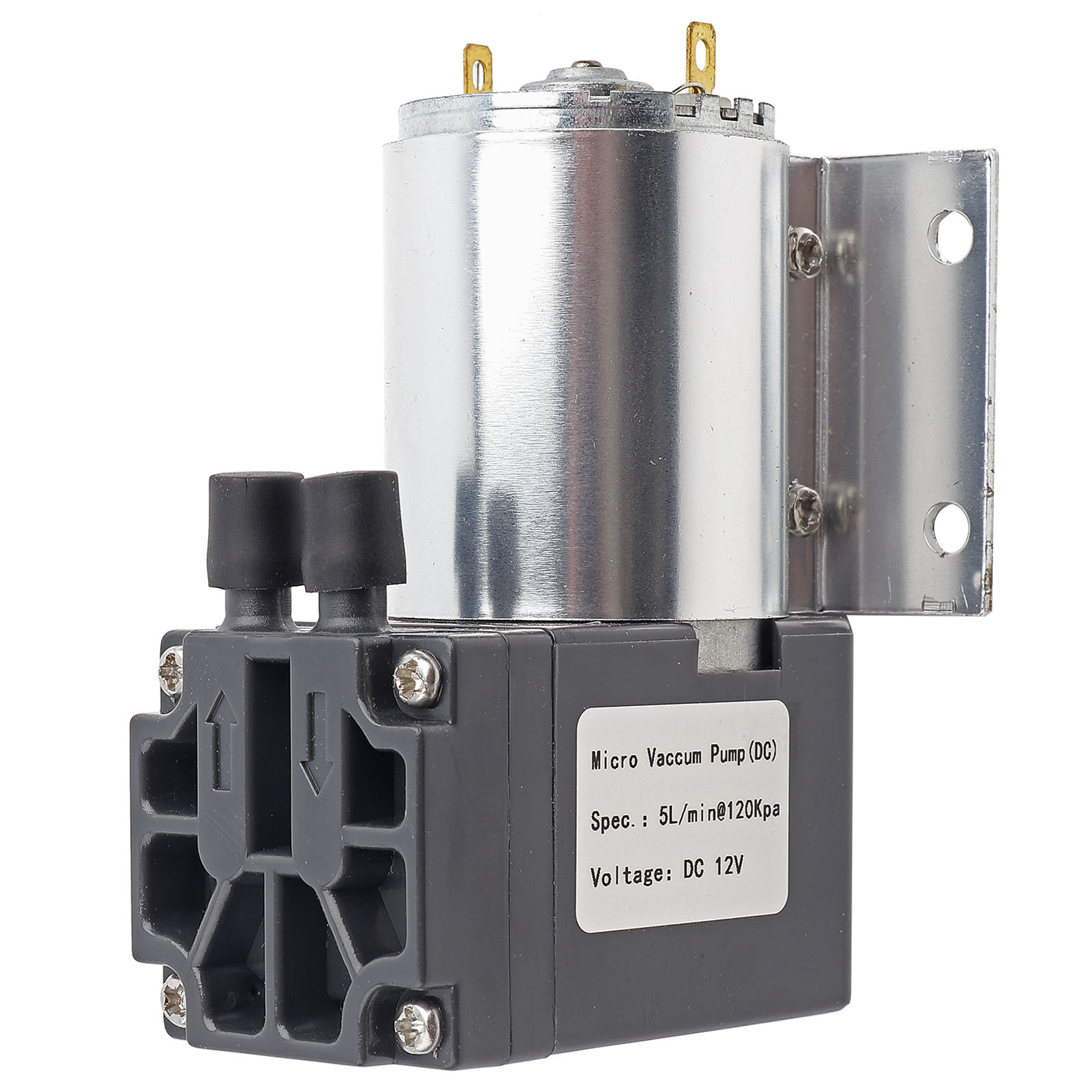 12 V Dc, 5 L/min, 120 Kpa Mini-vakuumpumpe Mit Unterdruck-saugfunktion Und Halterung
