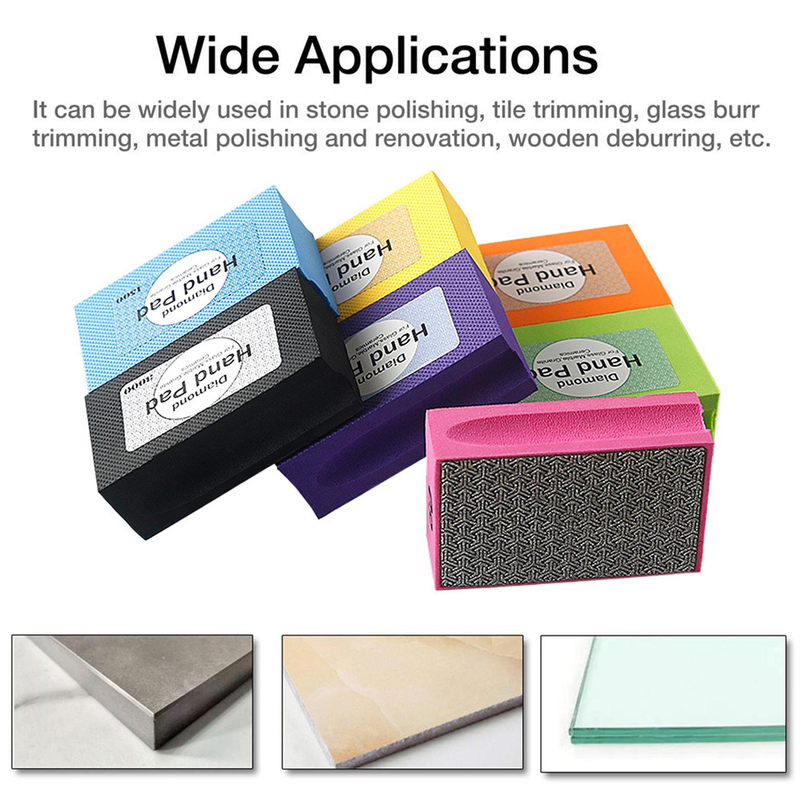 Diamant-handpolierpads Zum Schleifen Und Polieren Von Granit, Glas, Marmor, Beton Und Stein