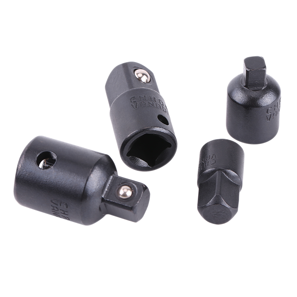 4-teiliges Steckschlüssel-adapterset (1/2", 3/8", 1/4")