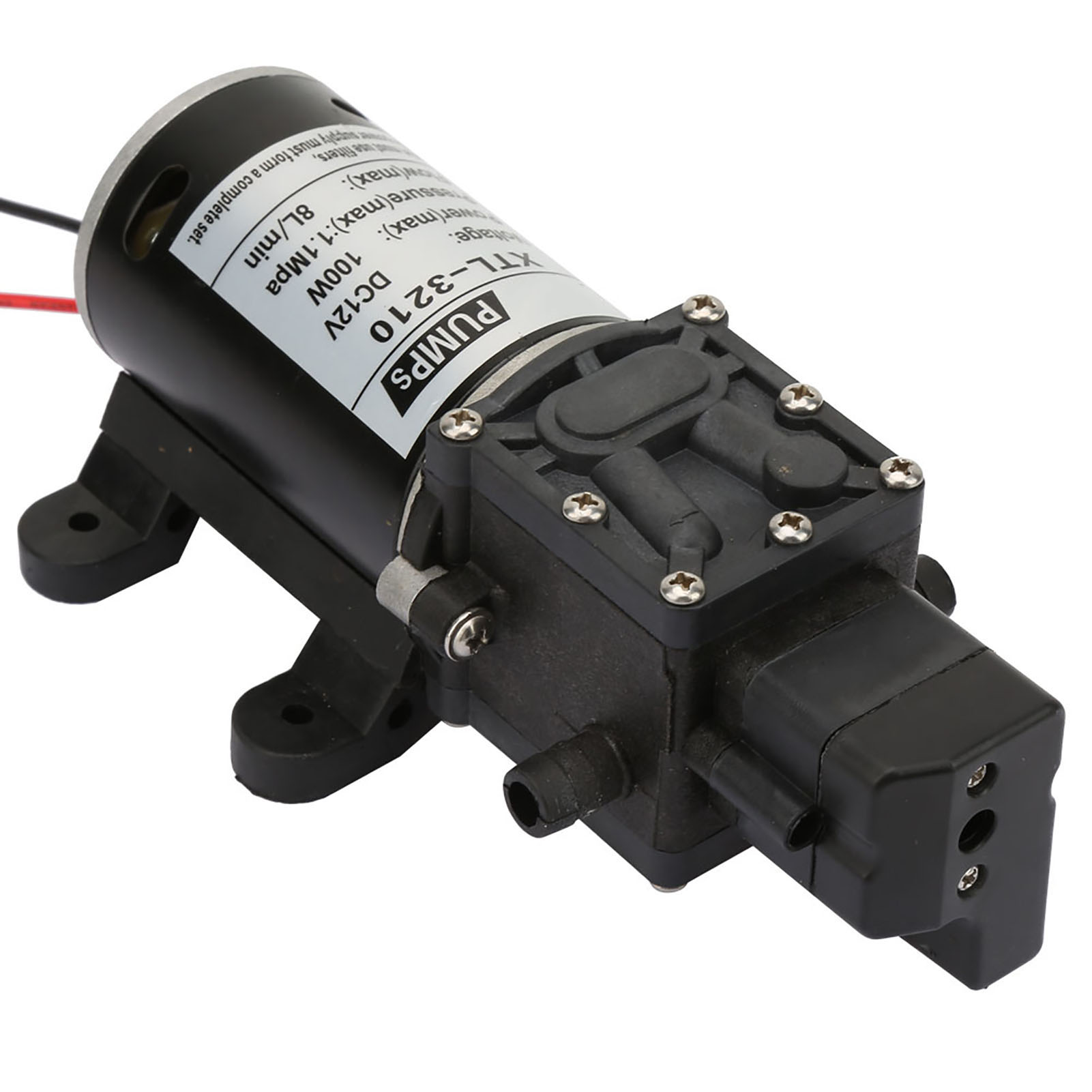 Elektrische Membran-hochdruckwasserpumpe Mit Selbstansaugung Und Druckschalter, 12 V, 100 W